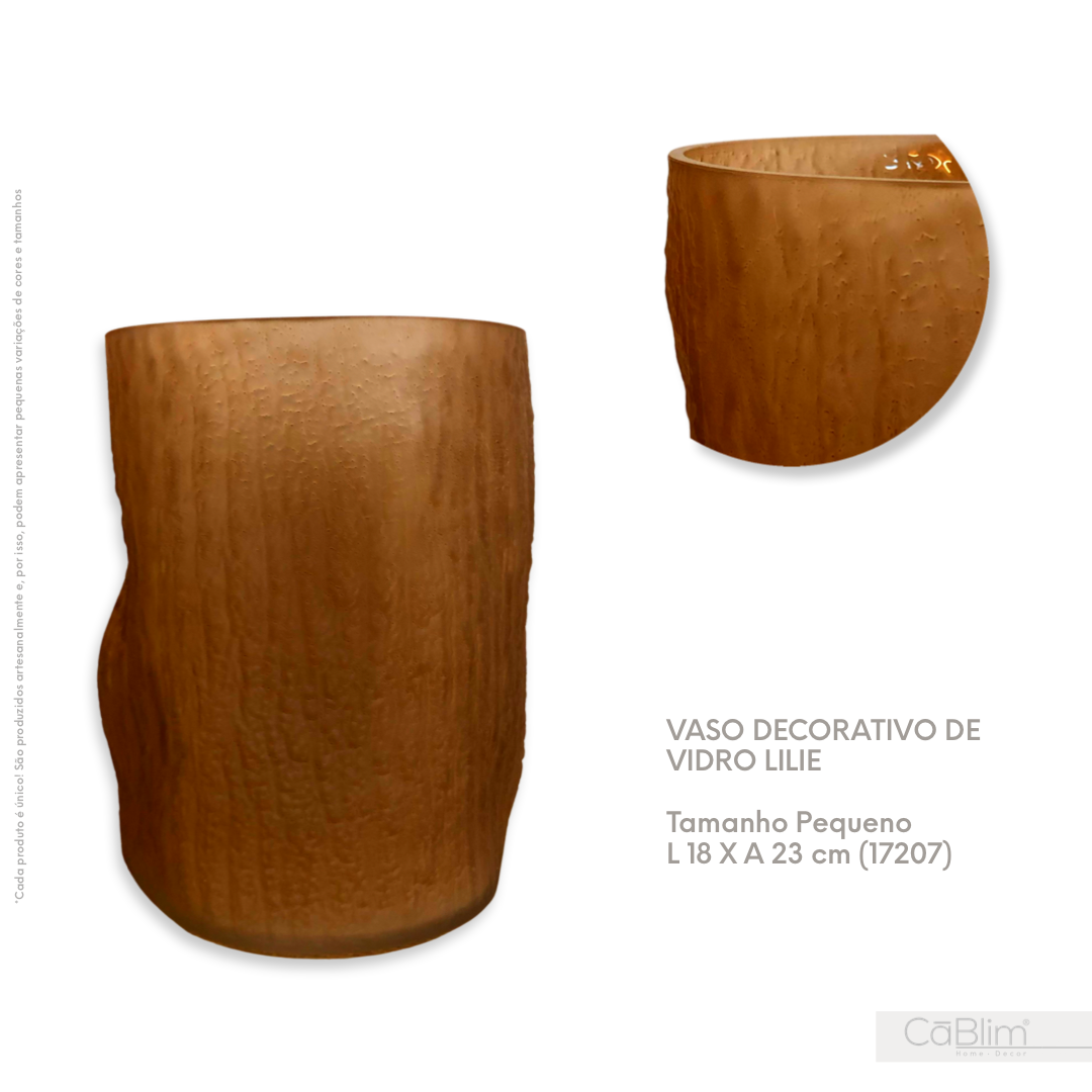 Vaso Decorativo de Vidro Lilie