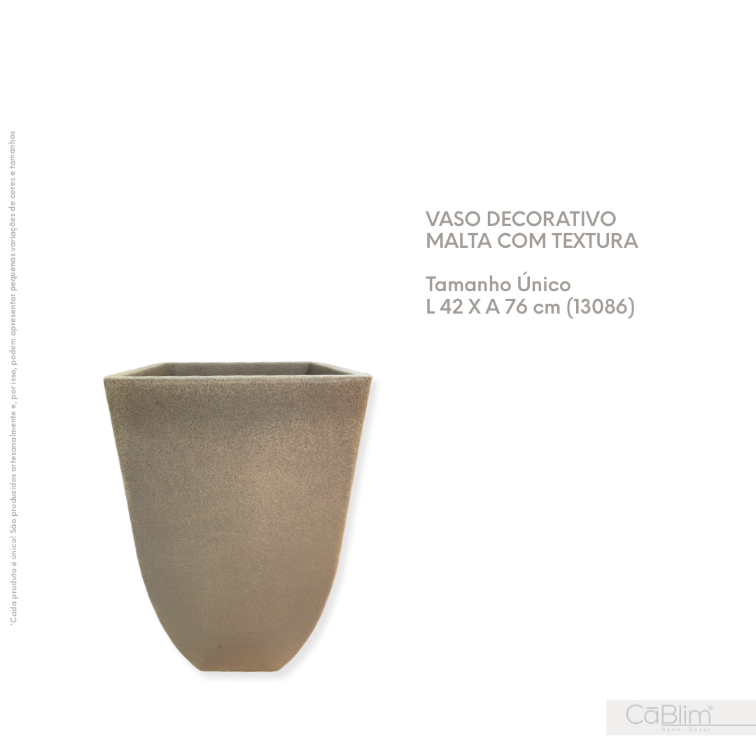 Vaso Decorativo Malta com Textura