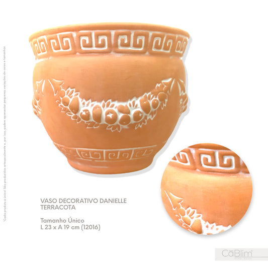 Vaso Decorativo Danielle Terracota