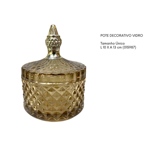 Pote Decorativo Vidro